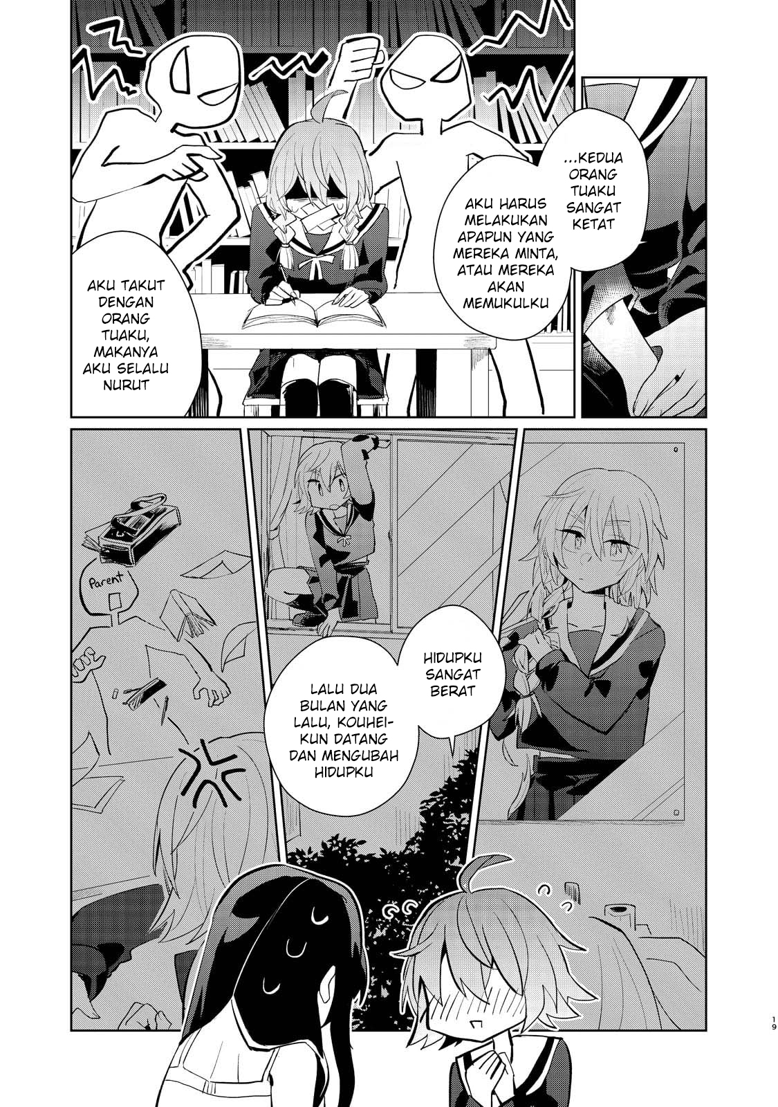 Shinda Kareshi ga Joshikousei ni Natte Kaettekita Chapter 0 - halaman 22