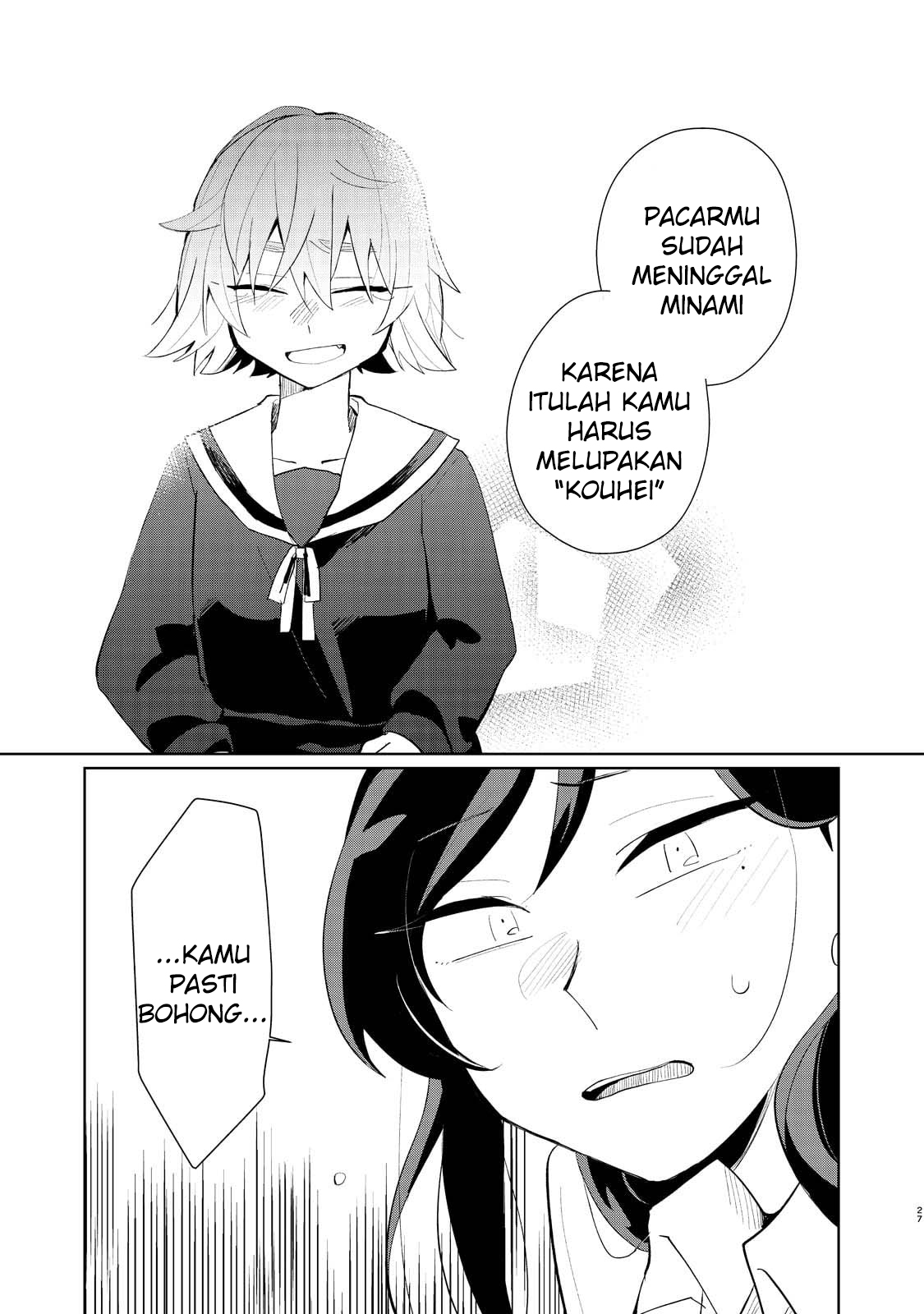 Shinda Kareshi ga Joshikousei ni Natte Kaettekita Chapter 0 - halaman 30