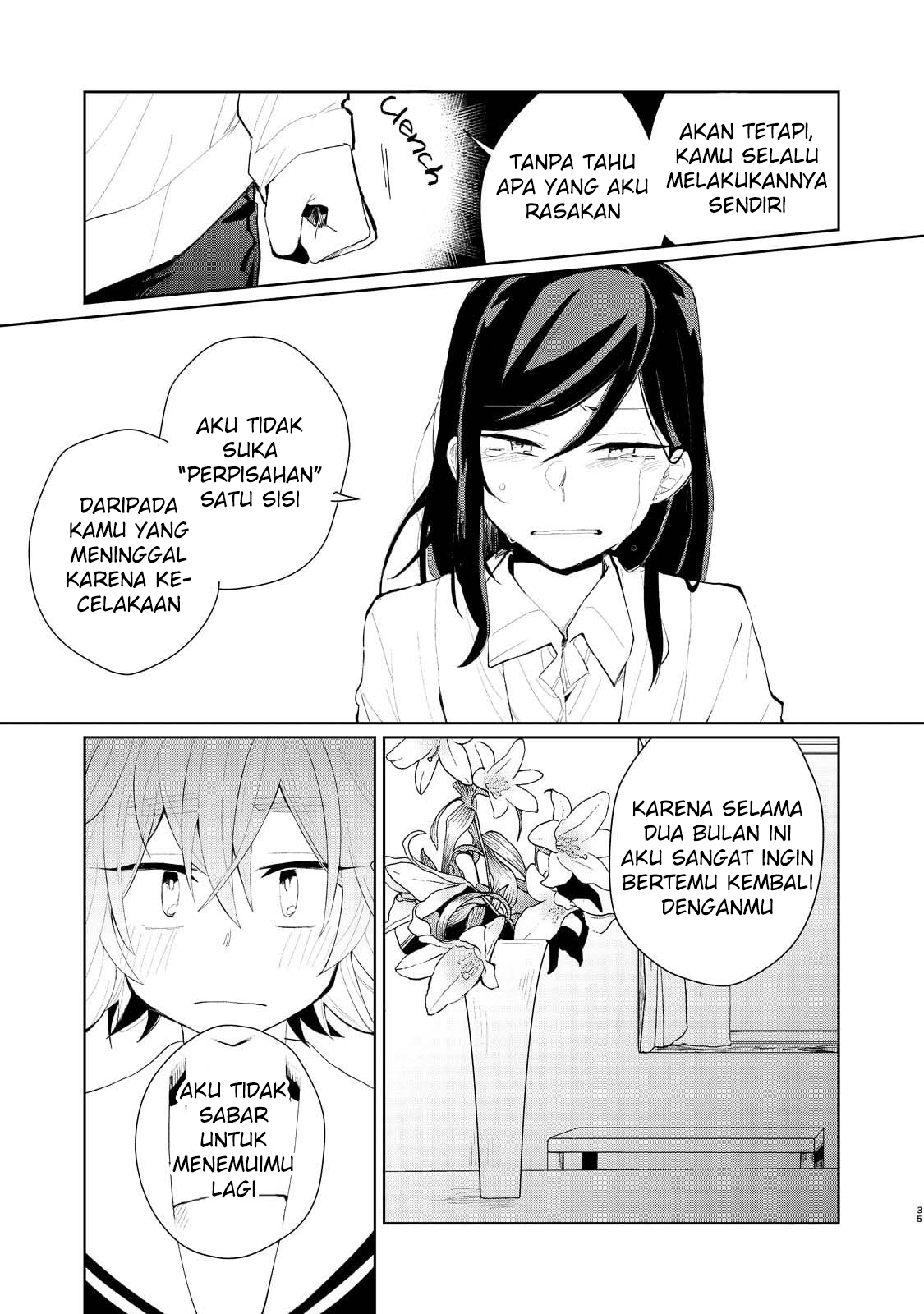 Shinda Kareshi ga Joshikousei ni Natte Kaettekita Chapter 0 - halaman 38