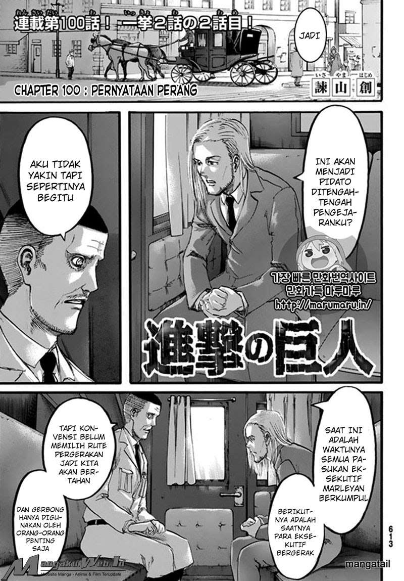 Shingeki no Kyojin Chapter 100 - halaman 3