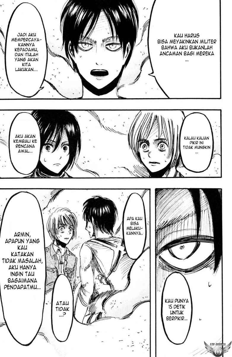 Shingeki no Kyojin Chapter 11 - halaman 33