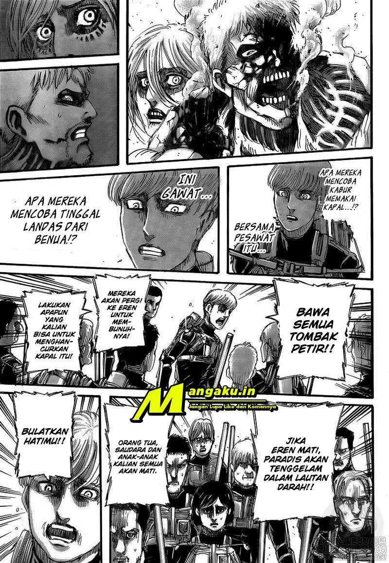 Shingeki no Kyojin Chapter 129.1 - halaman 17