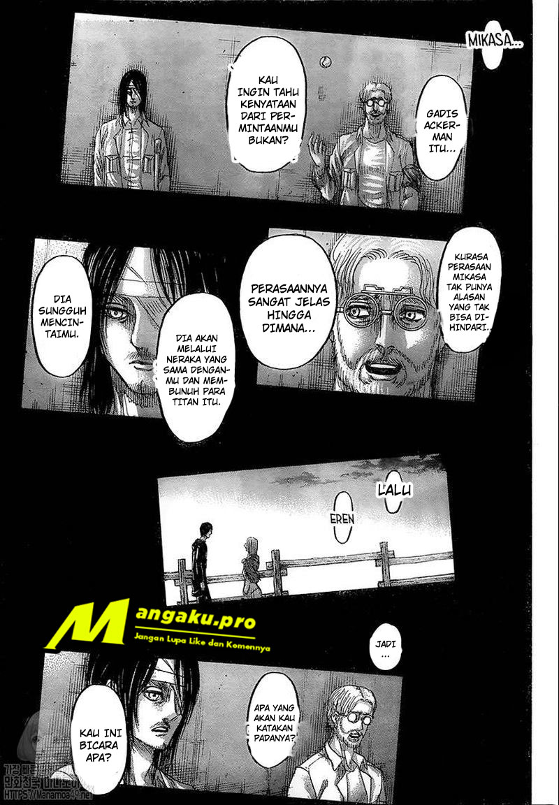 Shingeki no Kyojin Chapter 130.1 - halaman 16
