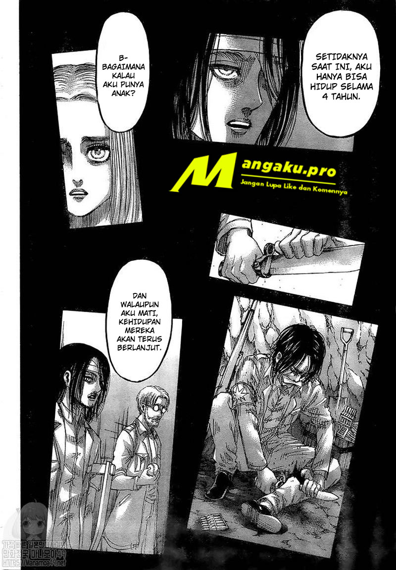Shingeki no Kyojin Chapter 130.1 - halaman 17