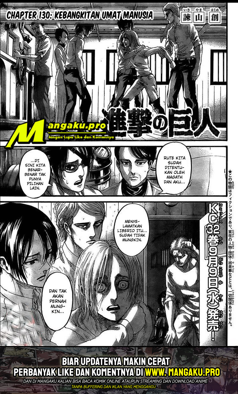 Shingeki no Kyojin Chapter 130.1 - halaman 2