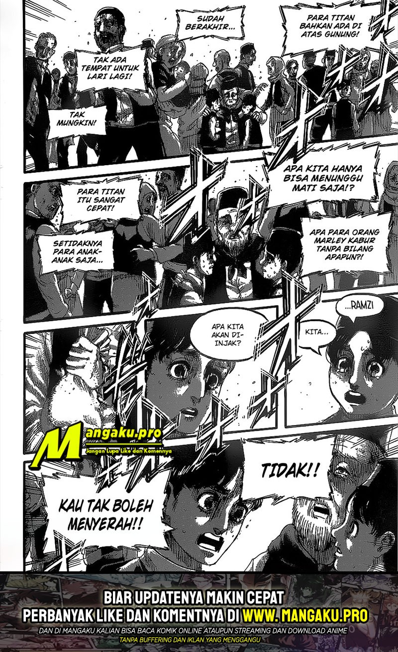 Shingeki no Kyojin Chapter 131.1 - halaman 14