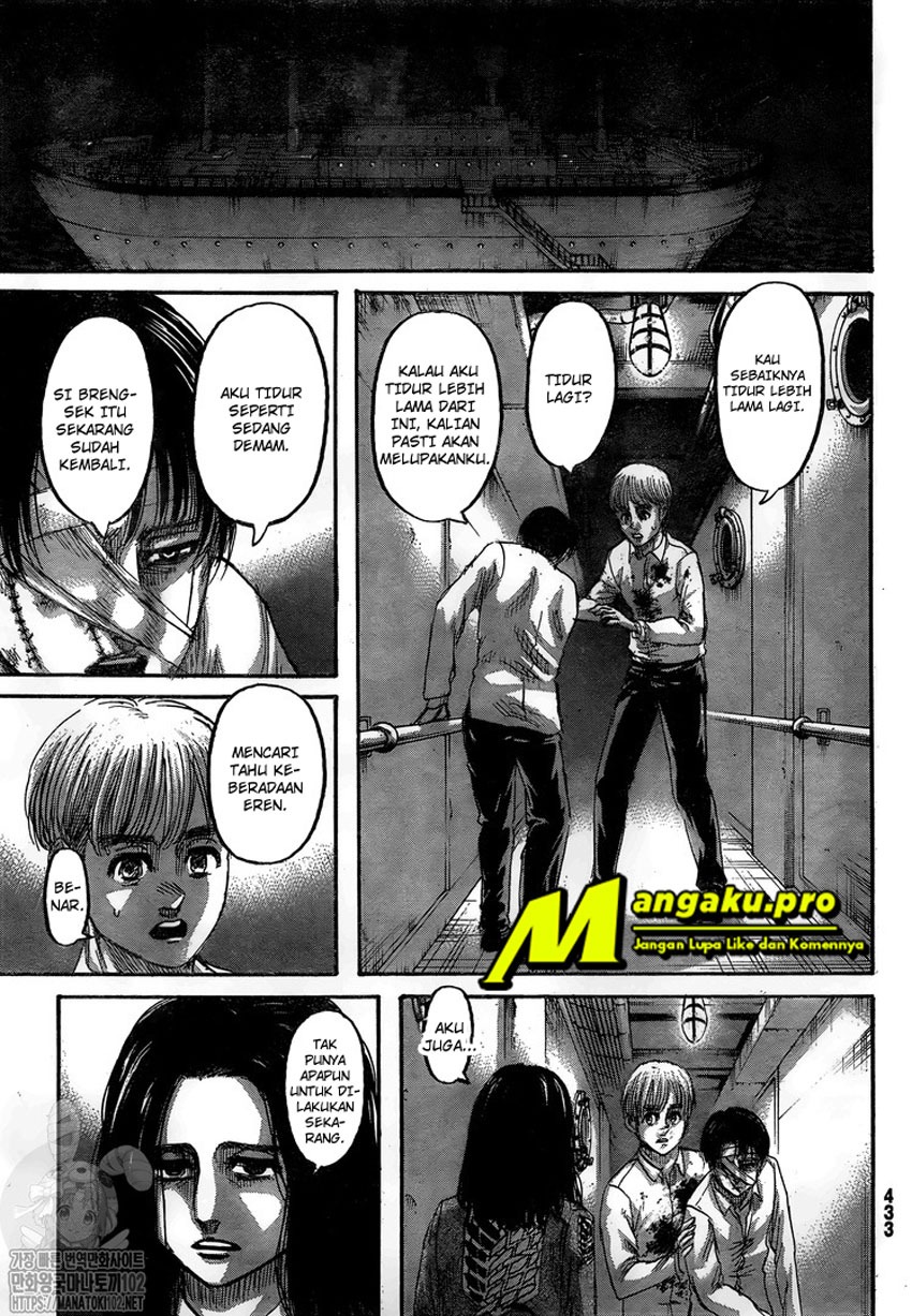 Shingeki no Kyojin Chapter 132.1 - halaman 10