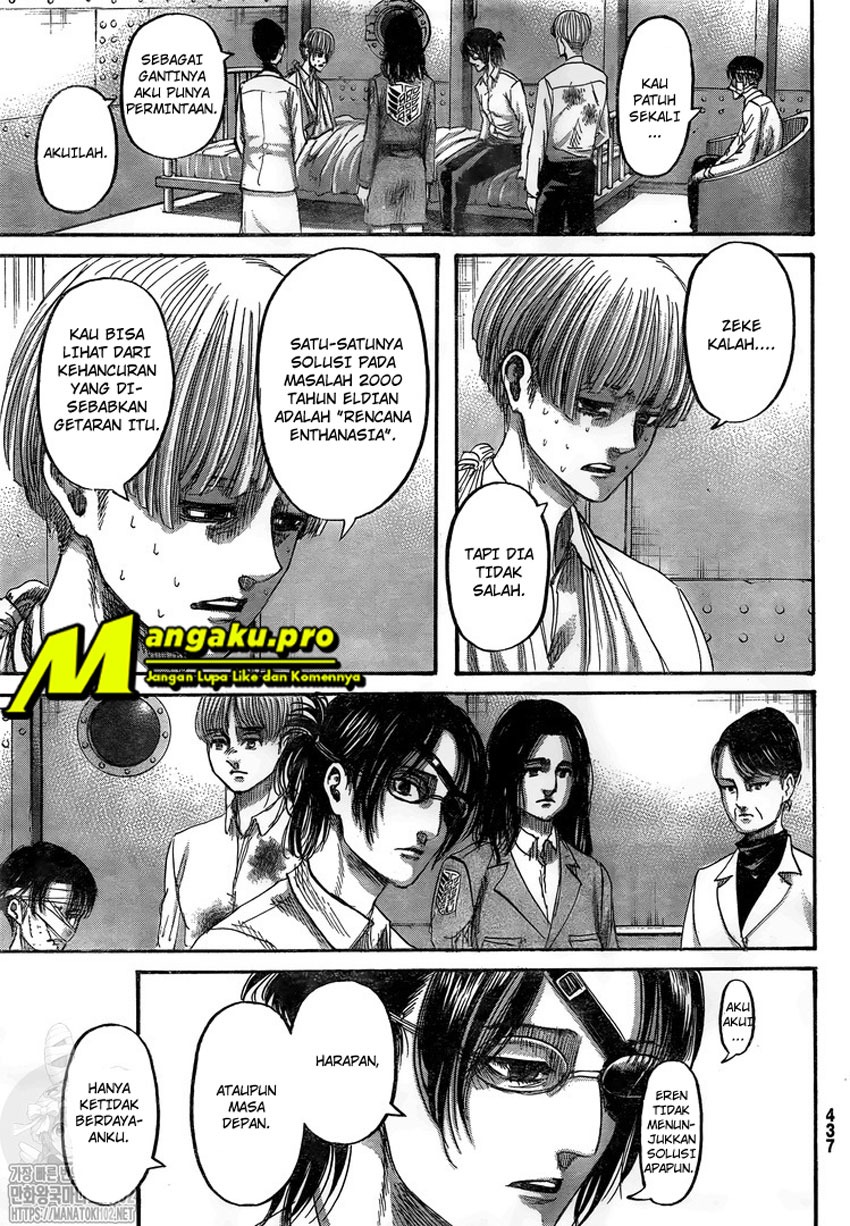 Shingeki no Kyojin Chapter 132.1 - halaman 14