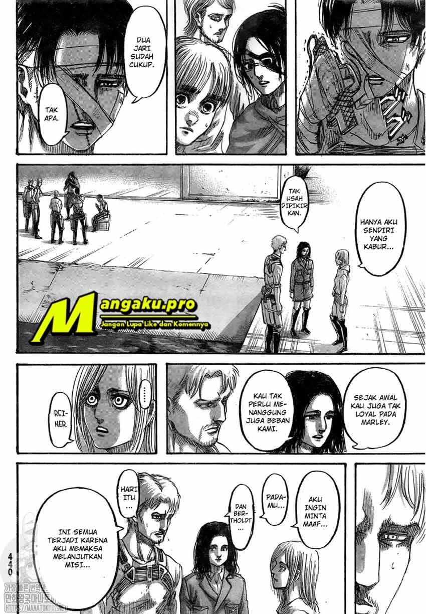 Shingeki no Kyojin Chapter 132.1 - halaman 17