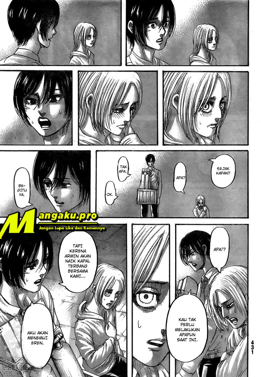 Shingeki no Kyojin Chapter 132.1 - halaman 8