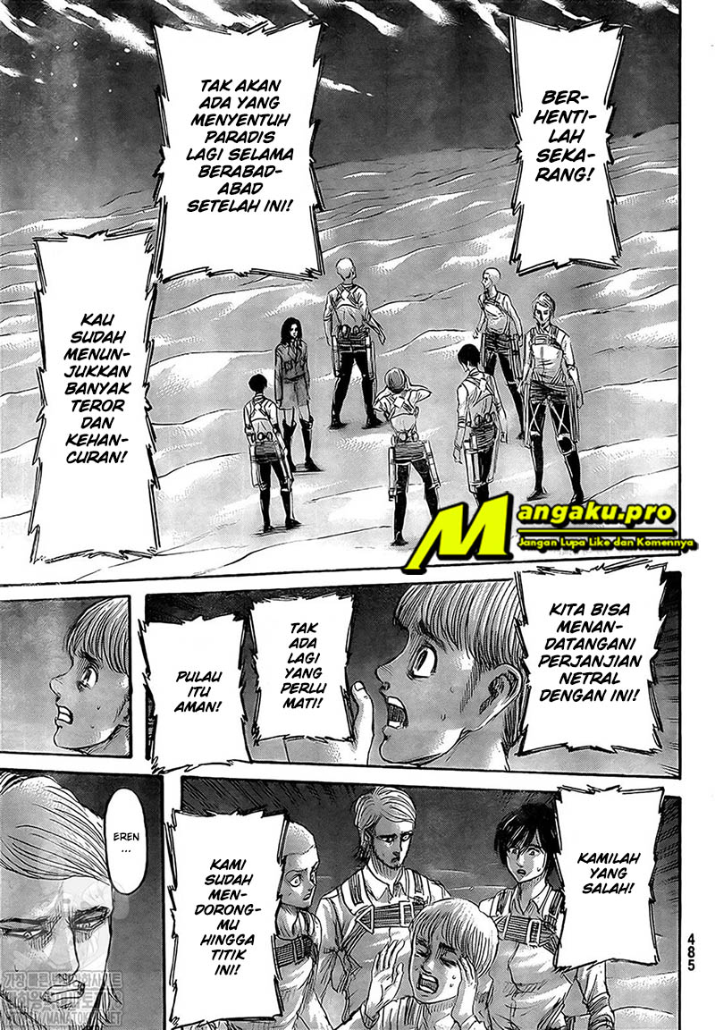 Shingeki no Kyojin Chapter 133.1 - halaman 15