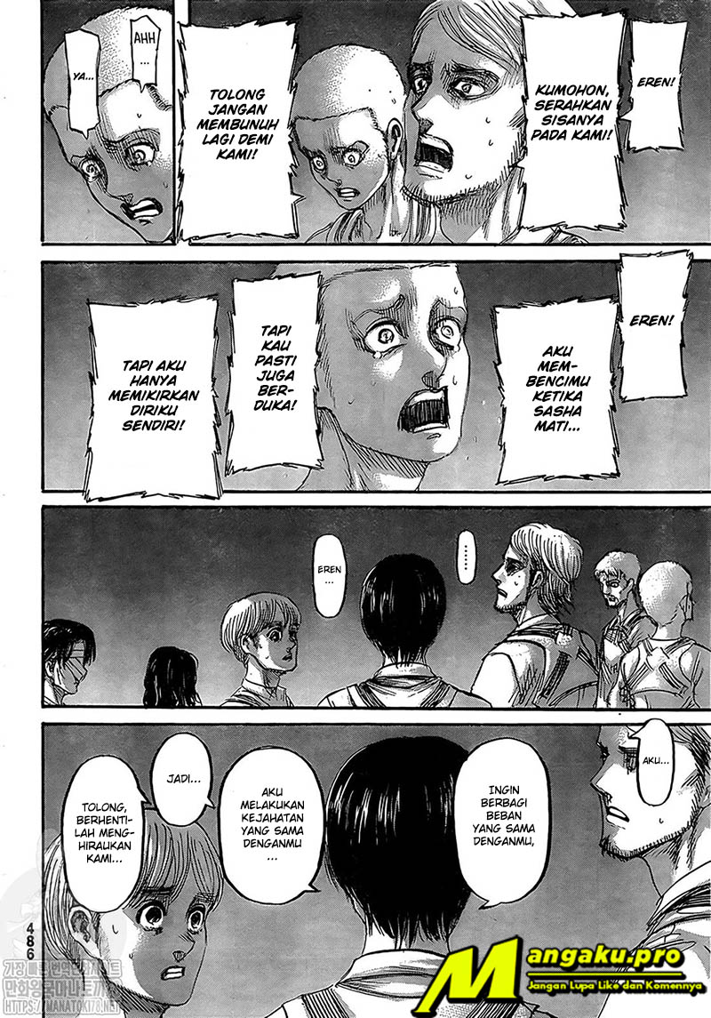 Shingeki no Kyojin Chapter 133.1 - halaman 16