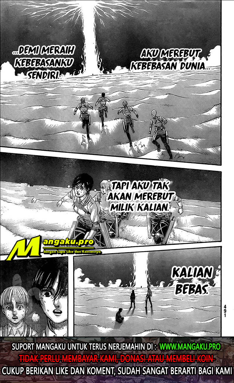Shingeki no Kyojin Chapter 133.1 - halaman 21