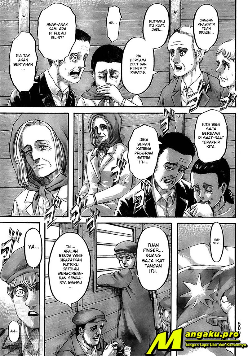 Shingeki no Kyojin Chapter 133.2 - halaman 17