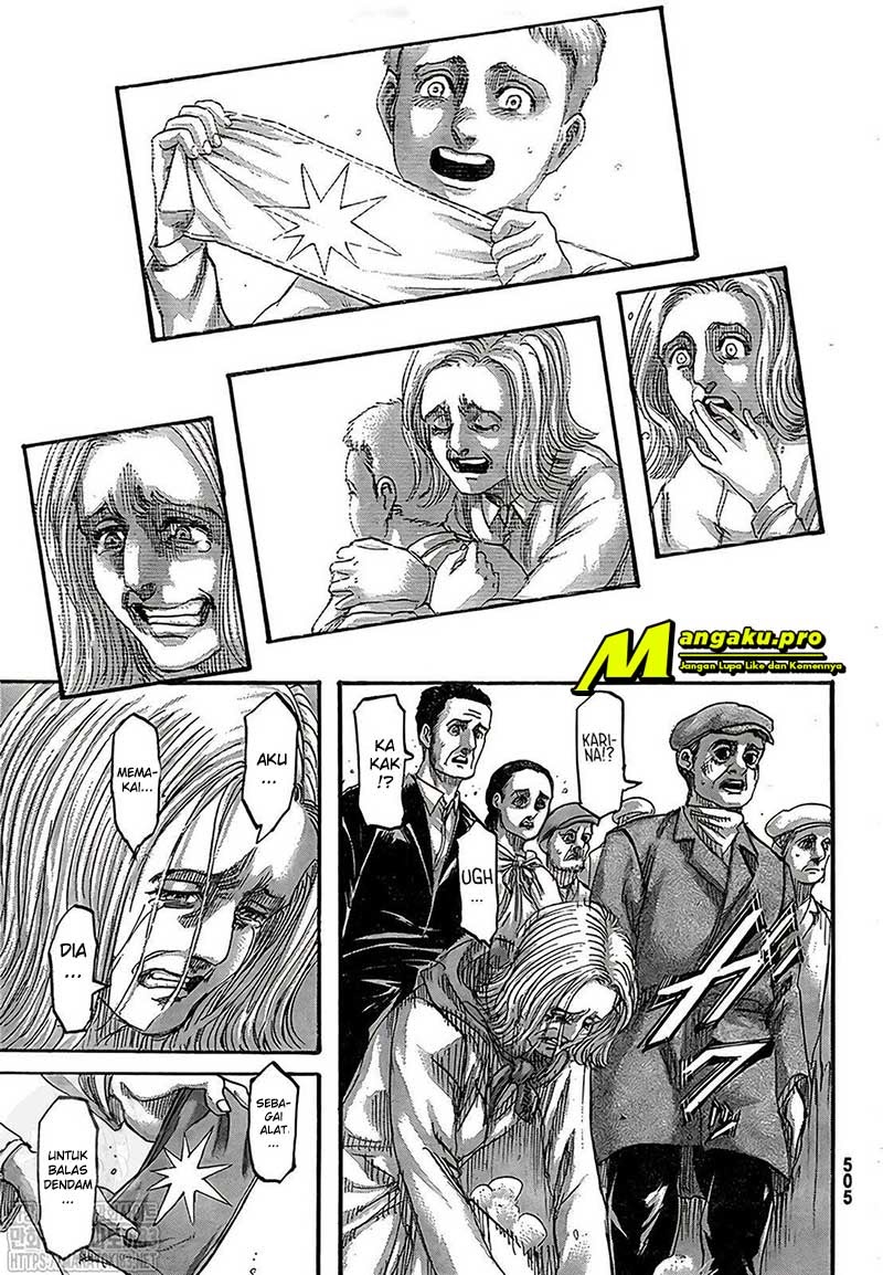 Shingeki no Kyojin Chapter 134.1 - halaman 15