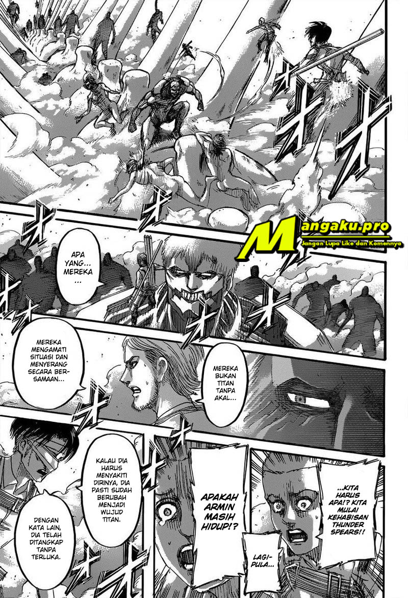 Shingeki no Kyojin Chapter 135.1 - halaman 15