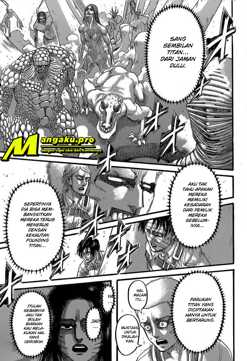 Shingeki no Kyojin Chapter 135.1 - halaman 17