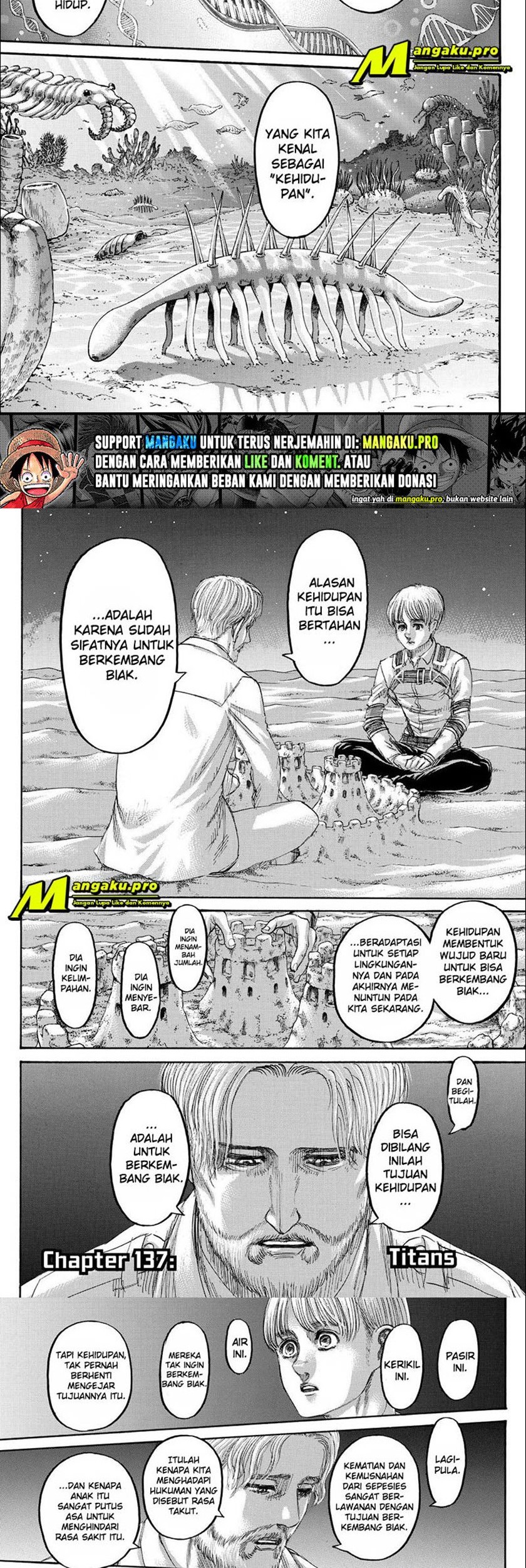 Shingeki no Kyojin Chapter 137.1 - halaman 2