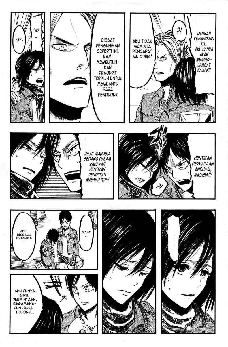 Shingeki no Kyojin Chapter 4 - halaman 22