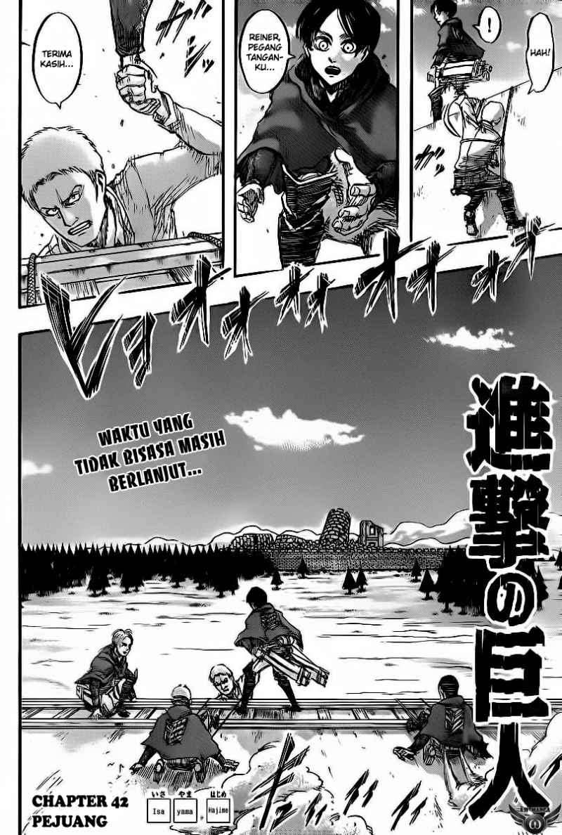 Shingeki no Kyojin Chapter 42 - halaman 3