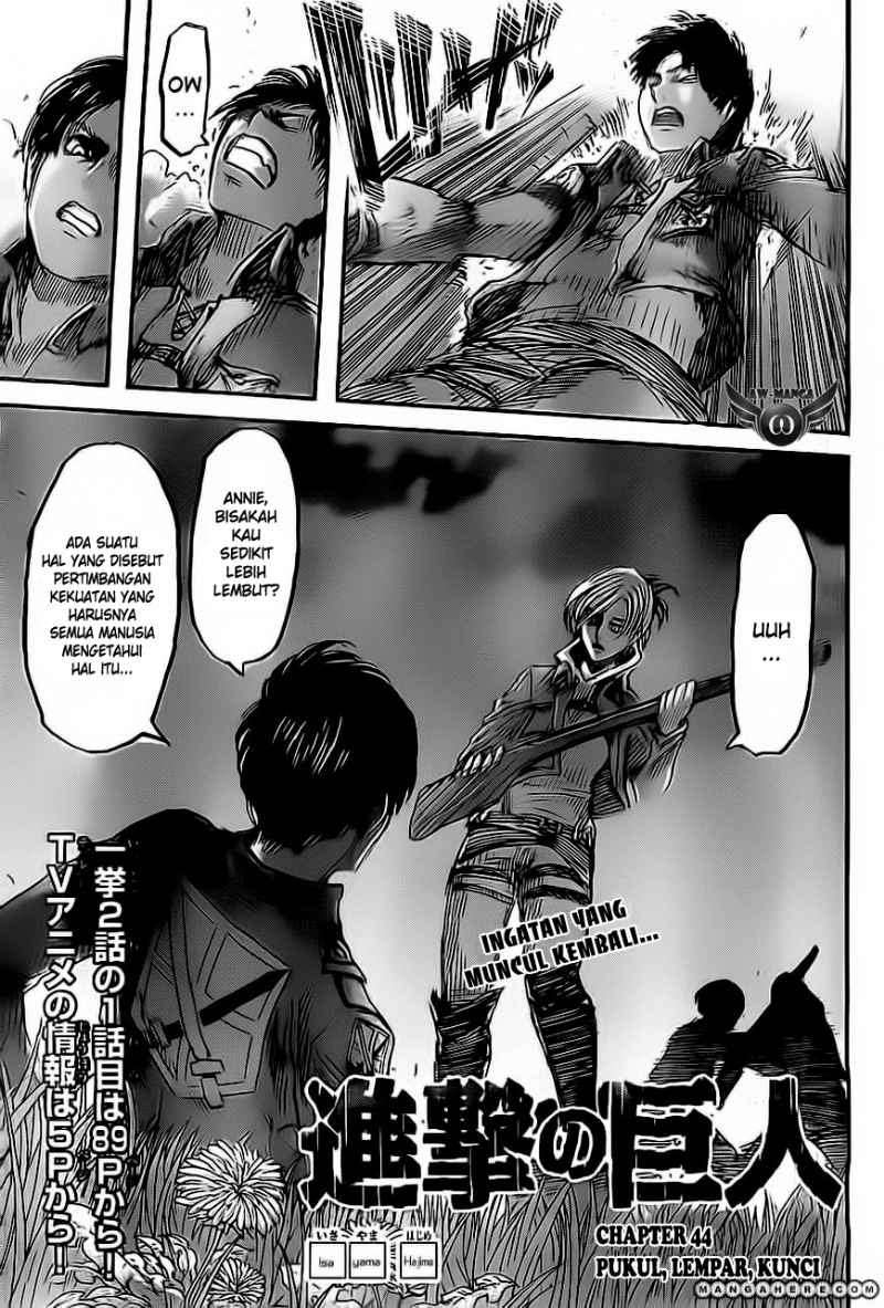 Shingeki no Kyojin Chapter 44 - halaman 2