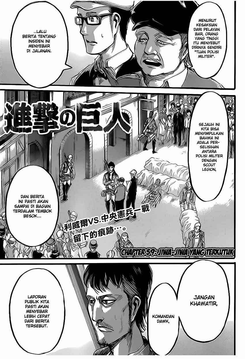 Shingeki no Kyojin Chapter 59 - halaman 3