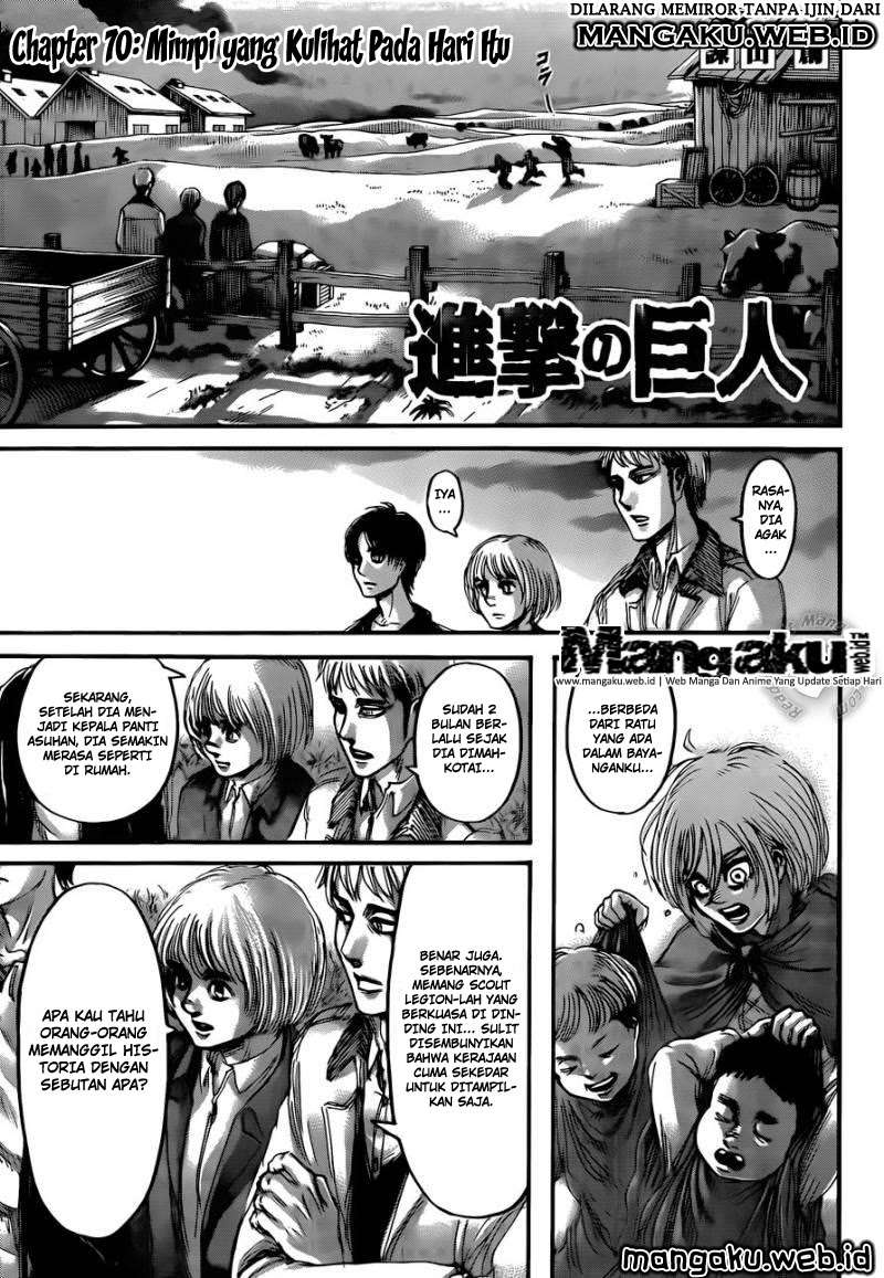 Shingeki no Kyojin Chapter 70 - halaman 3