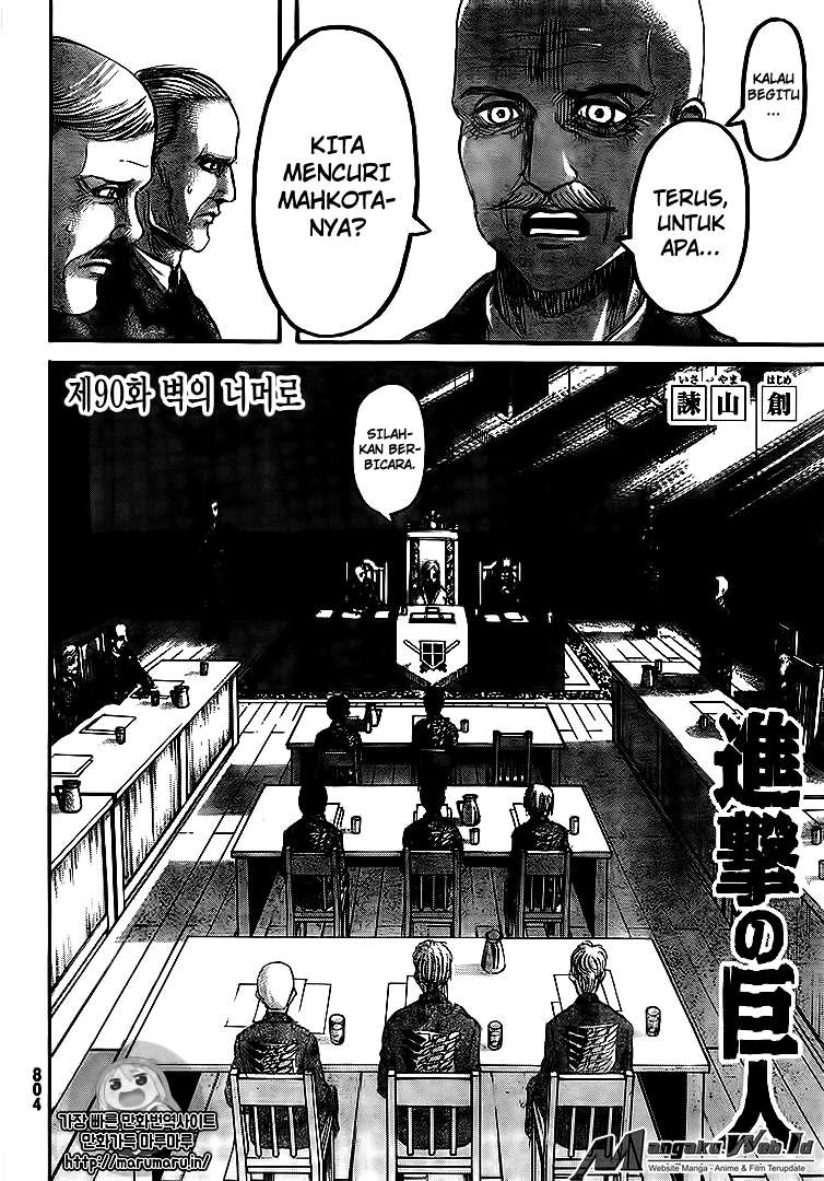 Shingeki no Kyojin Chapter 90 - halaman 3