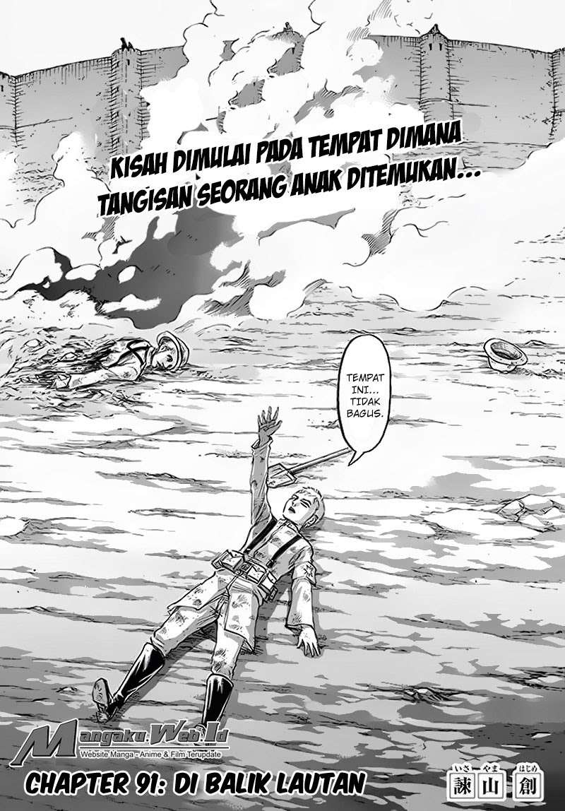 Shingeki no Kyojin Chapter 91 - halaman 3