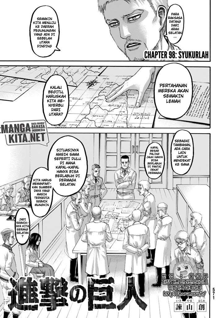 Shingeki no Kyojin Chapter 98 - halaman 2
