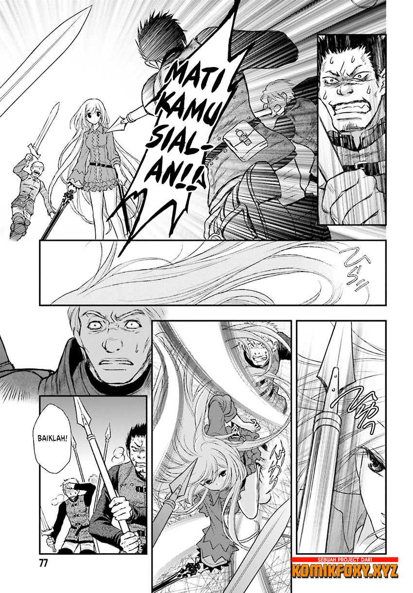 Shinigami ni Sodaterareta Shoujo wa Shikkoku no Ken wo Mune ni Idaku Chapter 1 - halaman 14
