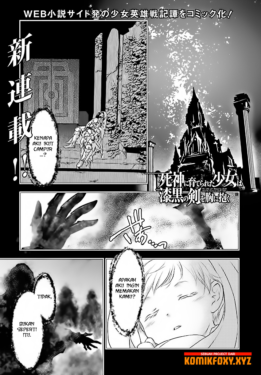 Shinigami ni Sodaterareta Shoujo wa Shikkoku no Ken wo Mune ni Idaku Chapter 1 - halaman 2
