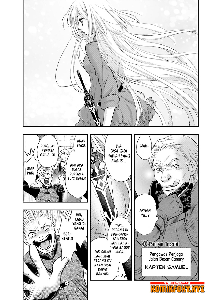 Shinigami ni Sodaterareta Shoujo wa Shikkoku no Ken wo Mune ni Idaku Chapter 1 - halaman 6