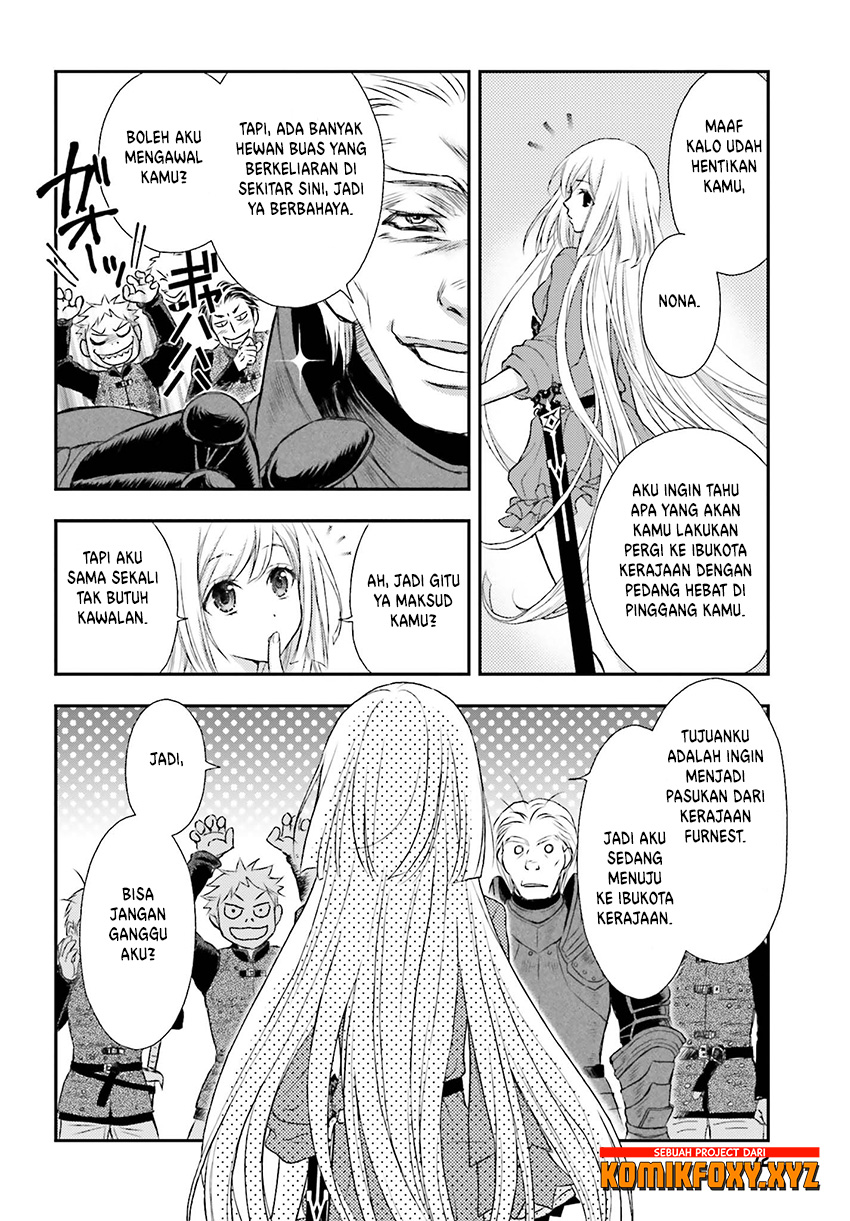 Shinigami ni Sodaterareta Shoujo wa Shikkoku no Ken wo Mune ni Idaku Chapter 1 - halaman 9