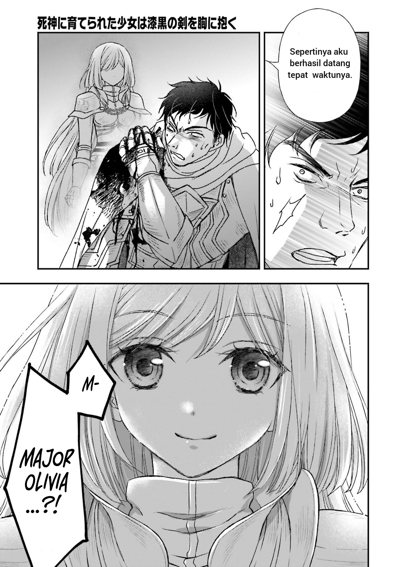 Shinigami ni Sodaterareta Shoujo wa Shikkoku no Ken wo Mune ni Idaku Chapter 28 - halaman 11