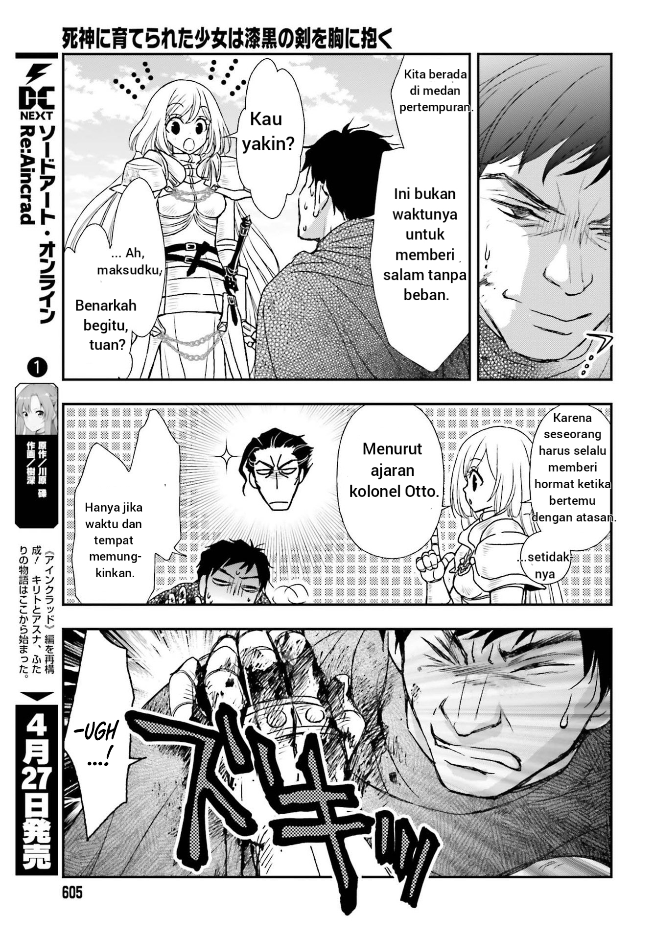 Shinigami ni Sodaterareta Shoujo wa Shikkoku no Ken wo Mune ni Idaku Chapter 28 - halaman 13