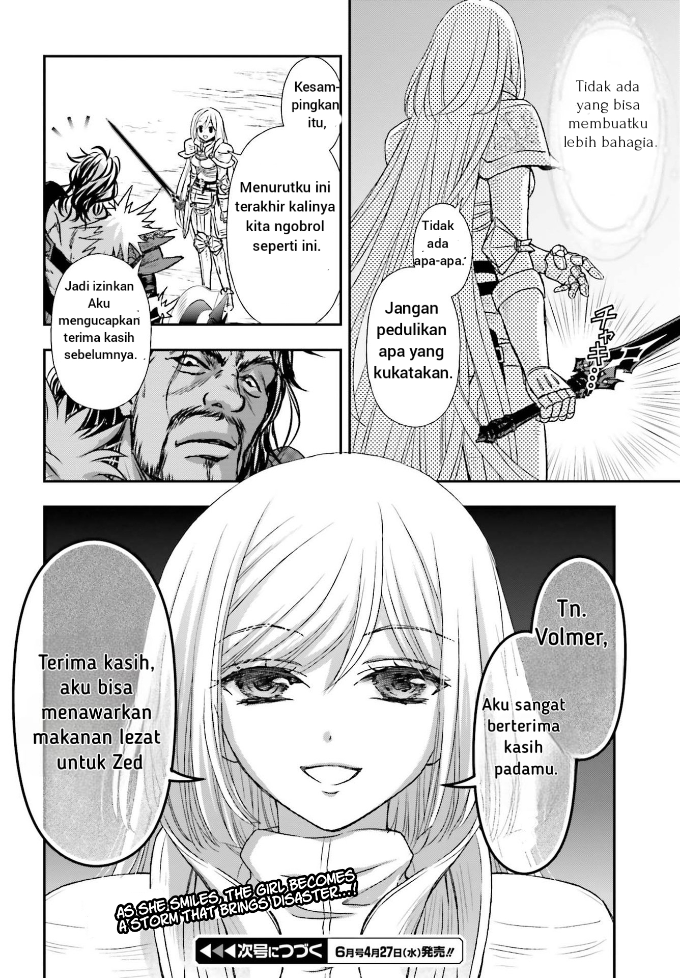 Shinigami ni Sodaterareta Shoujo wa Shikkoku no Ken wo Mune ni Idaku Chapter 28 - halaman 24