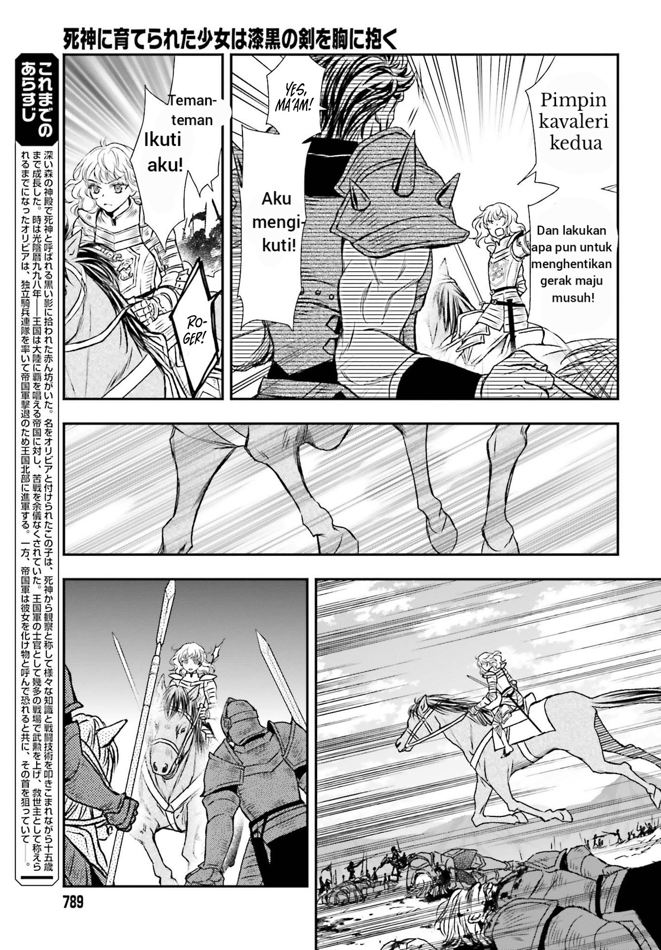 Shinigami ni Sodaterareta Shoujo wa Shikkoku no Ken wo Mune ni Idaku Chapter 29.1 - halaman 4