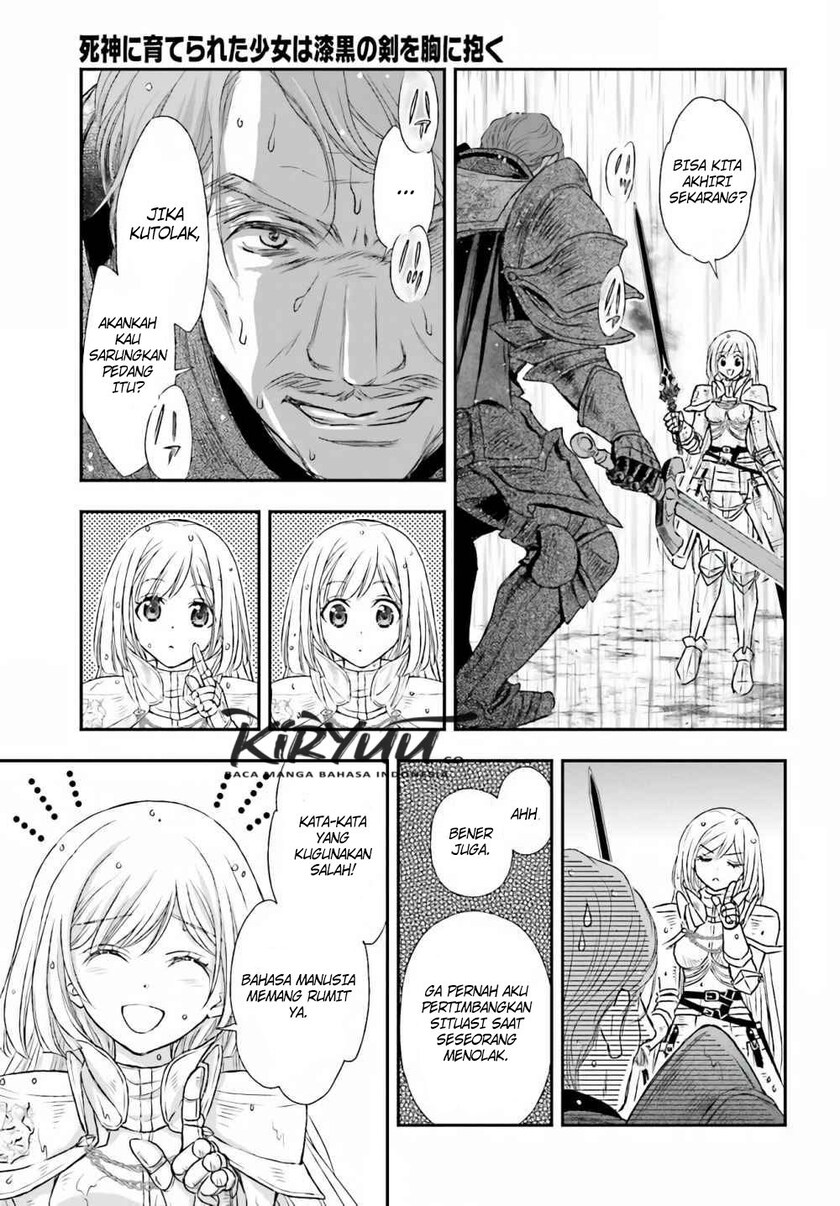 Shinigami ni Sodaterareta Shoujo wa Shikkoku no Tsurugi wo Mune ni Idaku Chapter 10 - halaman 4