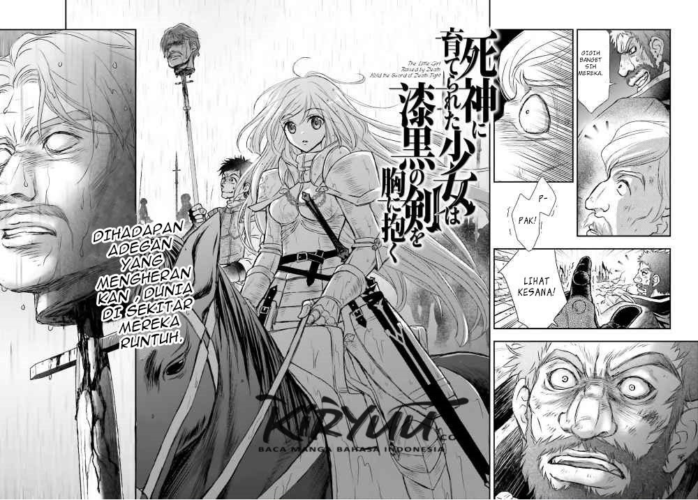 Shinigami ni Sodaterareta Shoujo wa Shikkoku no Tsurugi wo Mune ni Idaku Chapter 11 - halaman 2