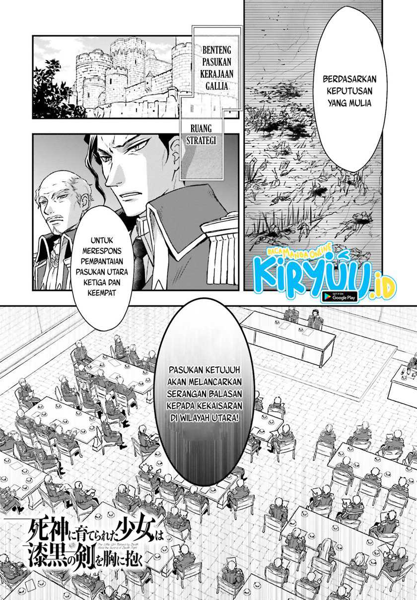 Shinigami ni Sodaterareta Shoujo wa Shikkoku no Tsurugi wo Mune ni Idaku Chapter 18 - halaman 2