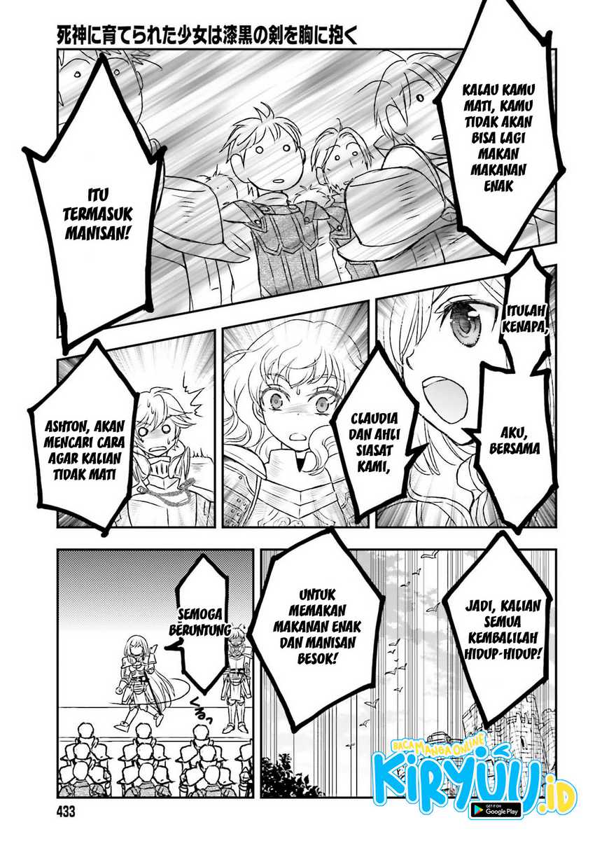 Shinigami ni Sodaterareta Shoujo wa Shikkoku no Tsurugi wo Mune ni Idaku Chapter 20 - halaman 8