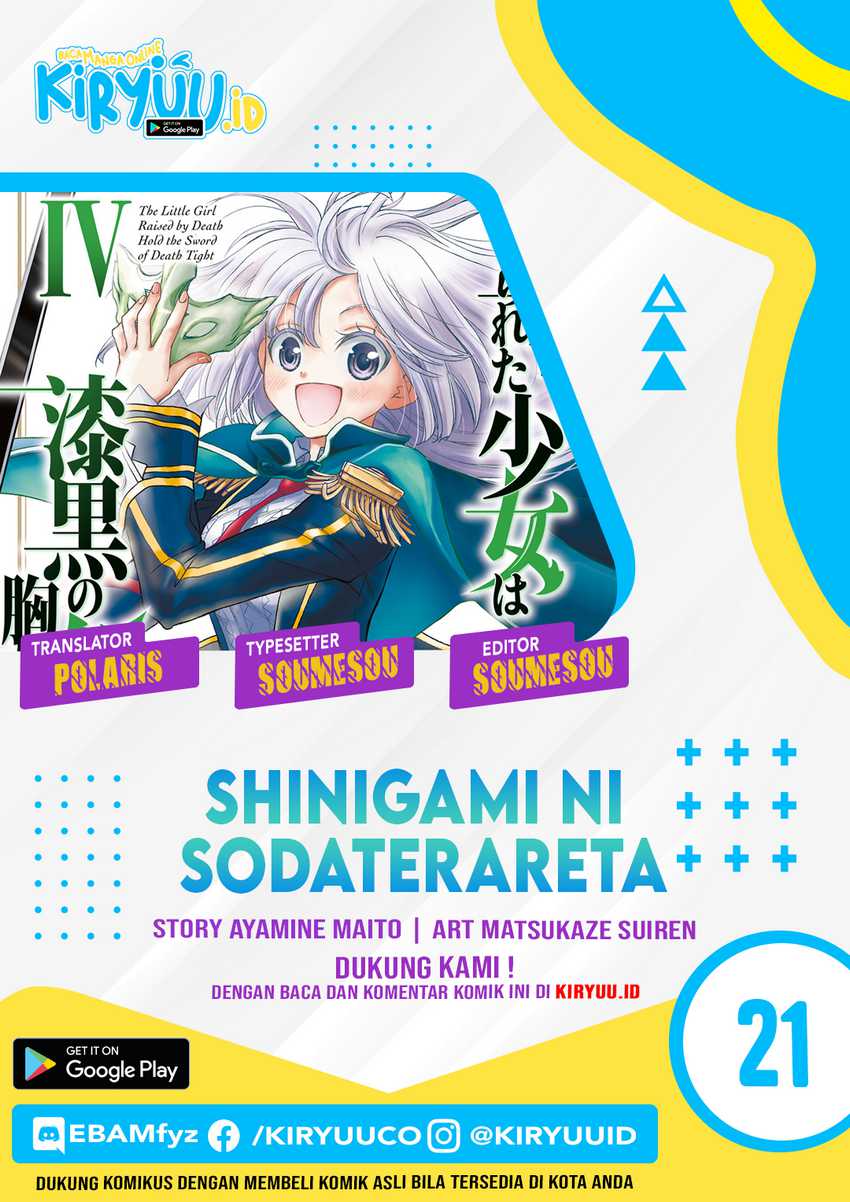 Shinigami ni Sodaterareta Shoujo wa Shikkoku no Tsurugi wo Mune ni Idaku Chapter 21 - halaman 1