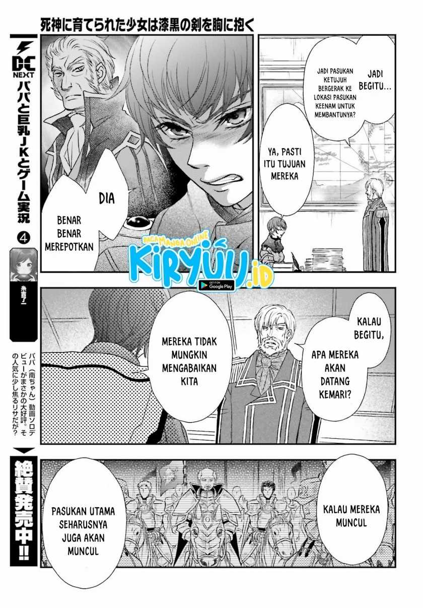 Shinigami ni Sodaterareta Shoujo wa Shikkoku no Tsurugi wo Mune ni Idaku Chapter 22 - halaman 6