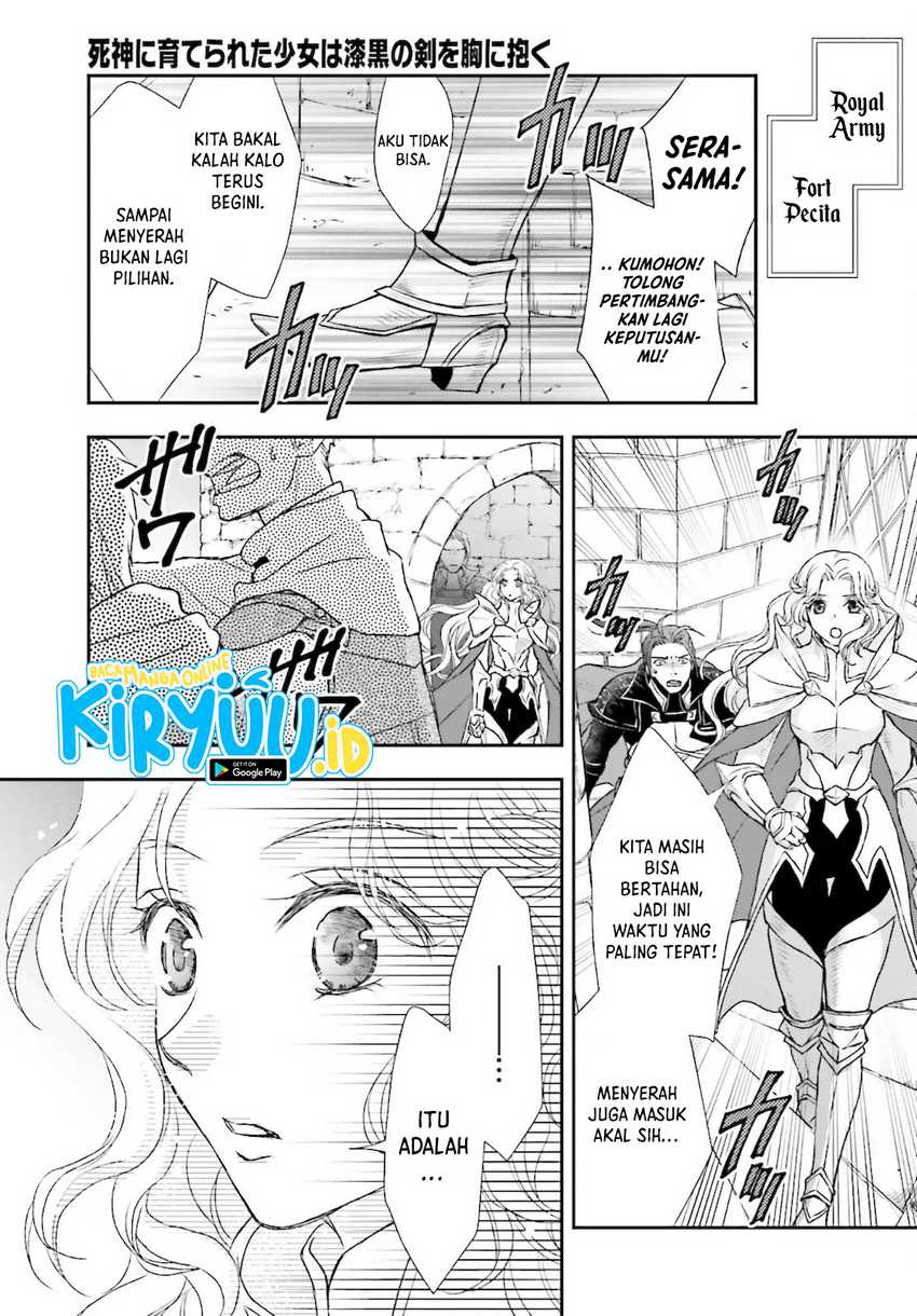 Shinigami ni Sodaterareta Shoujo wa Shikkoku no Tsurugi wo Mune ni Idaku Chapter 23 - halaman 7