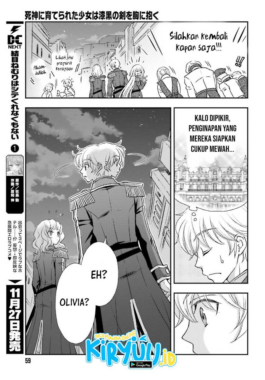 Shinigami ni Sodaterareta Shoujo wa Shikkoku no Tsurugi wo Mune ni Idaku Chapter 24 - halaman 4