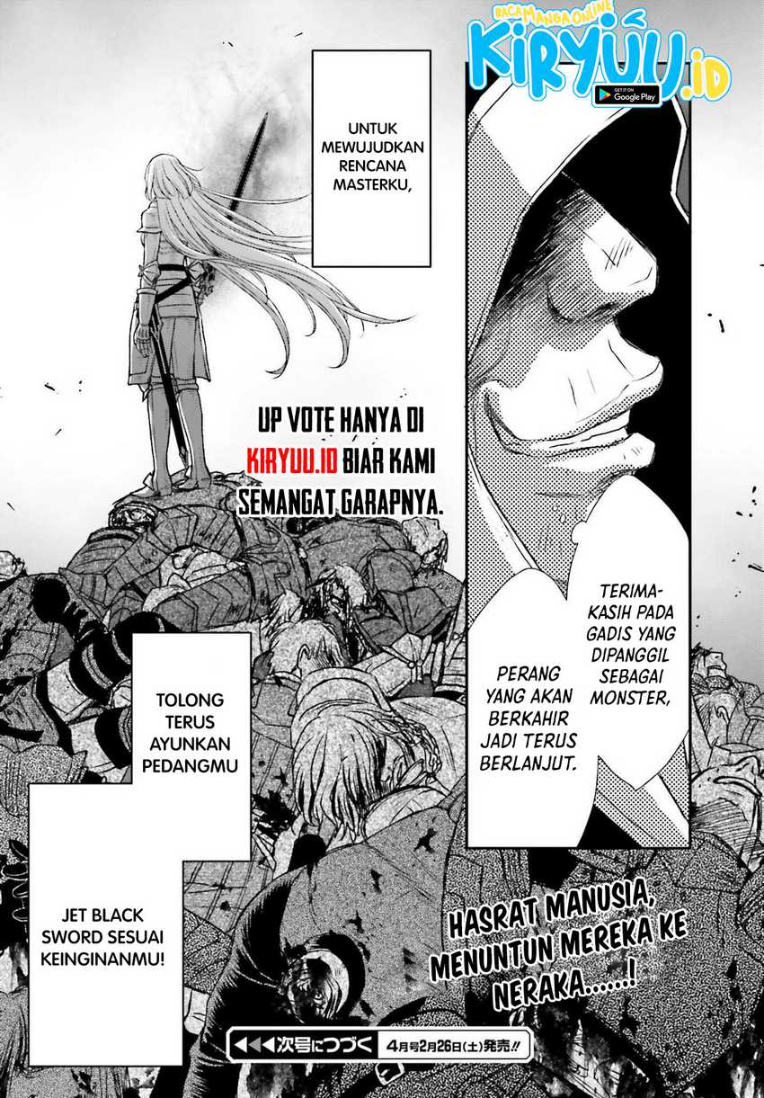 Shinigami ni Sodaterareta Shoujo wa Shikkoku no Tsurugi wo Mune ni Idaku Chapter 26 - halaman 27