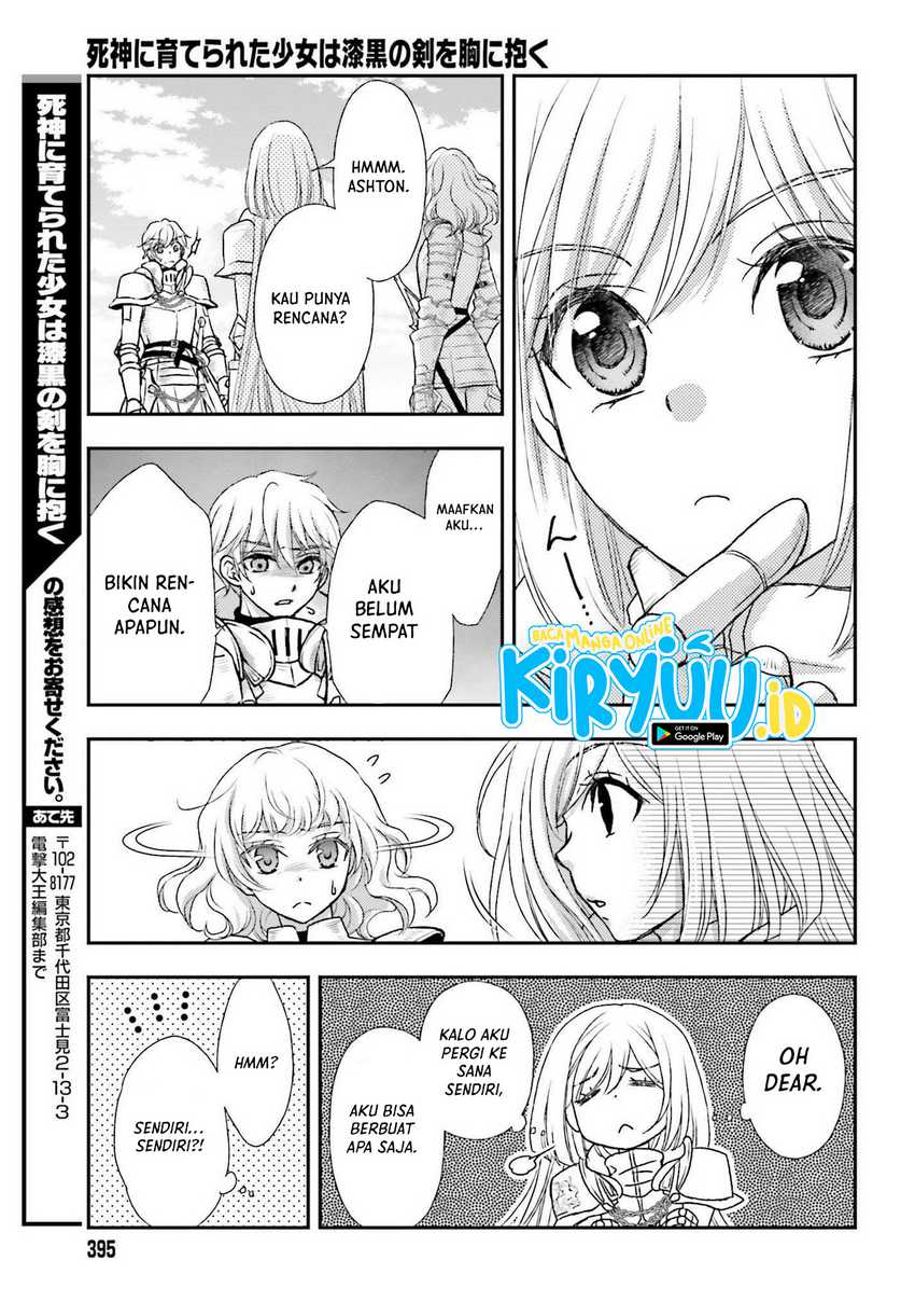 Shinigami ni Sodaterareta Shoujo wa Shikkoku no Tsurugi wo Mune ni Idaku Chapter 27 - halaman 26