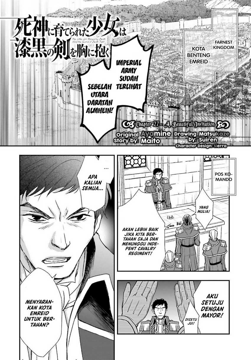 Shinigami ni Sodaterareta Shoujo wa Shikkoku no Tsurugi wo Mune ni Idaku Chapter 27 - halaman 4
