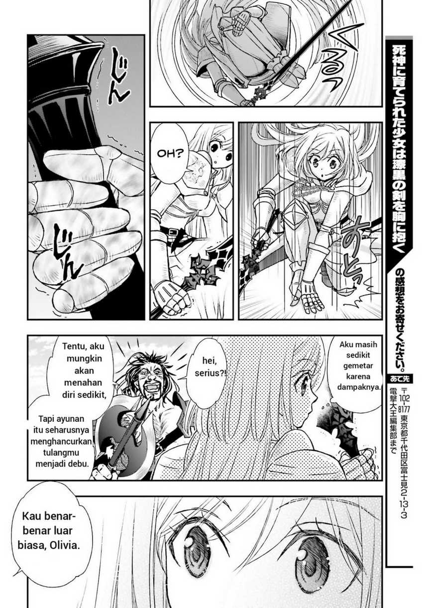 Shinigami ni Sodaterareta Shoujo wa Shikkoku no Tsurugi wo Mune ni Idaku Chapter 28 - halaman 10